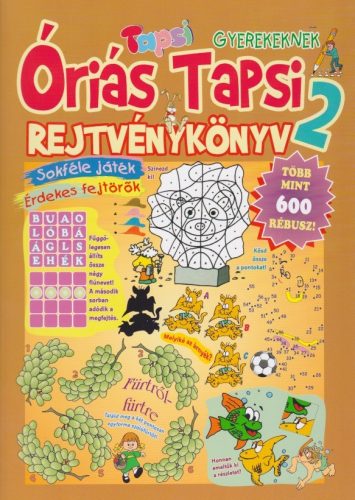 Óriás Tapsi rejtvénykönyv 2